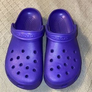 Purple Crocs